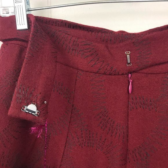 Italian Wool Blend High Waist Pinup Shorts Rocker Sailor Shorts Size Small - Picture 8 of 14